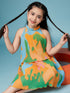 Girls Tie And Dye Georgette A-Line Dress